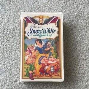 RARE MASTERPIECE Disney Snow White and the Seven Dwarfs Original VHS